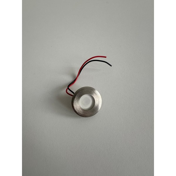 Linea light 86718c00 vissa 1 rond 1led 0,7w nikel spaz